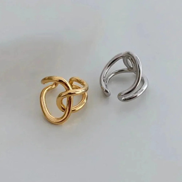 Minimalist 925 Sterling Silver Geometric Ring - Picture 4 of 6